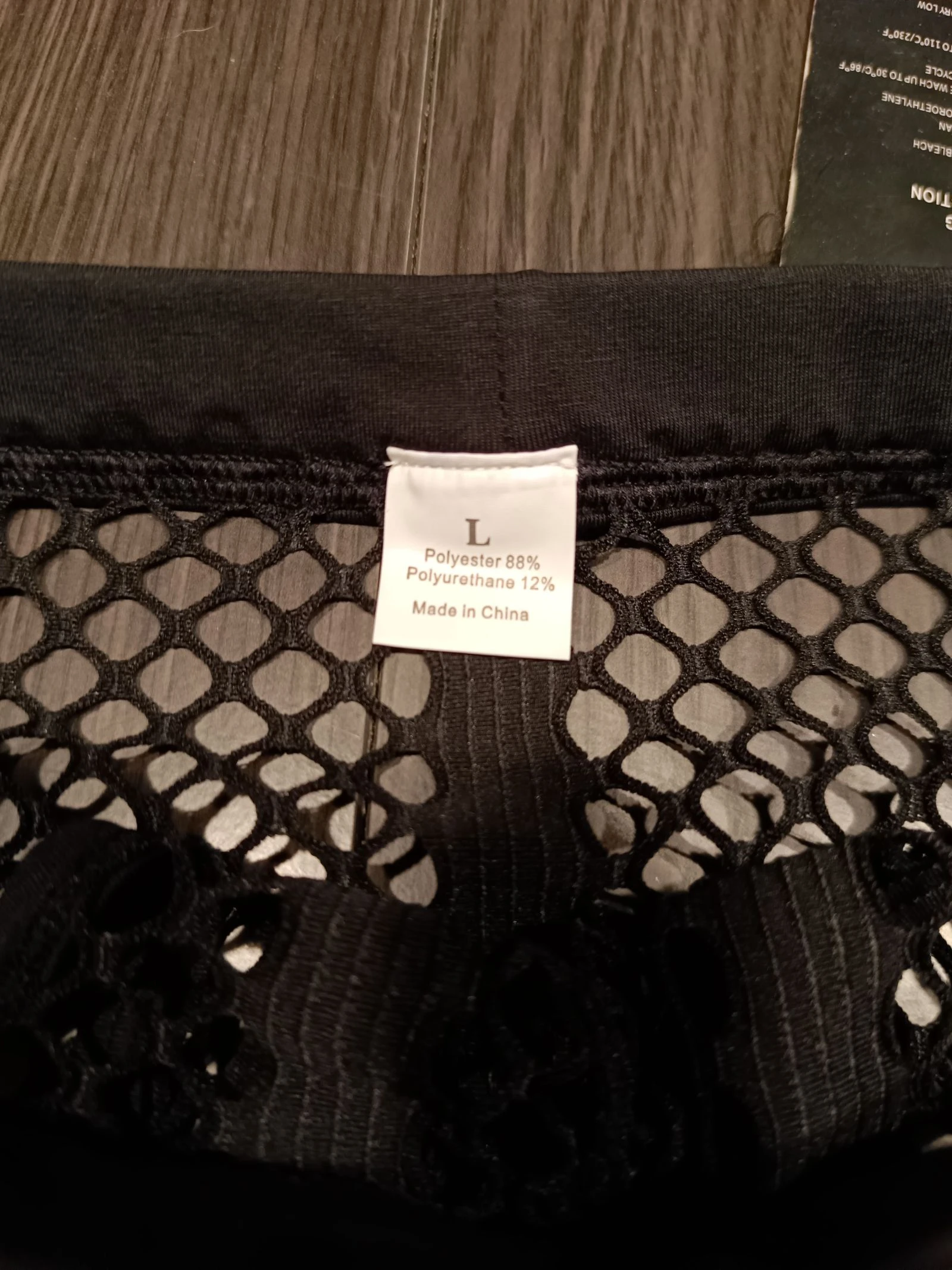 Zwarte gebreide herenslip – photo 6
